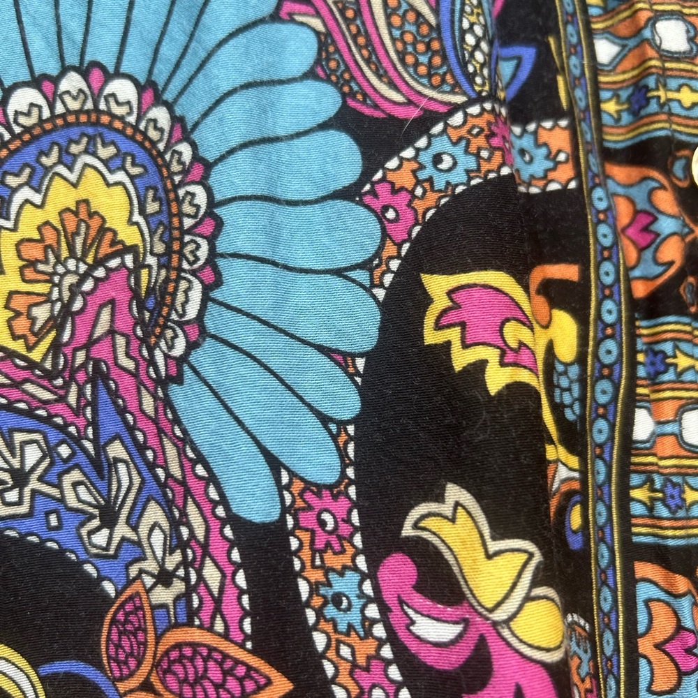 Haute Hippie Multicolor Paisley Blouse size 2X - Picture 7 of 10